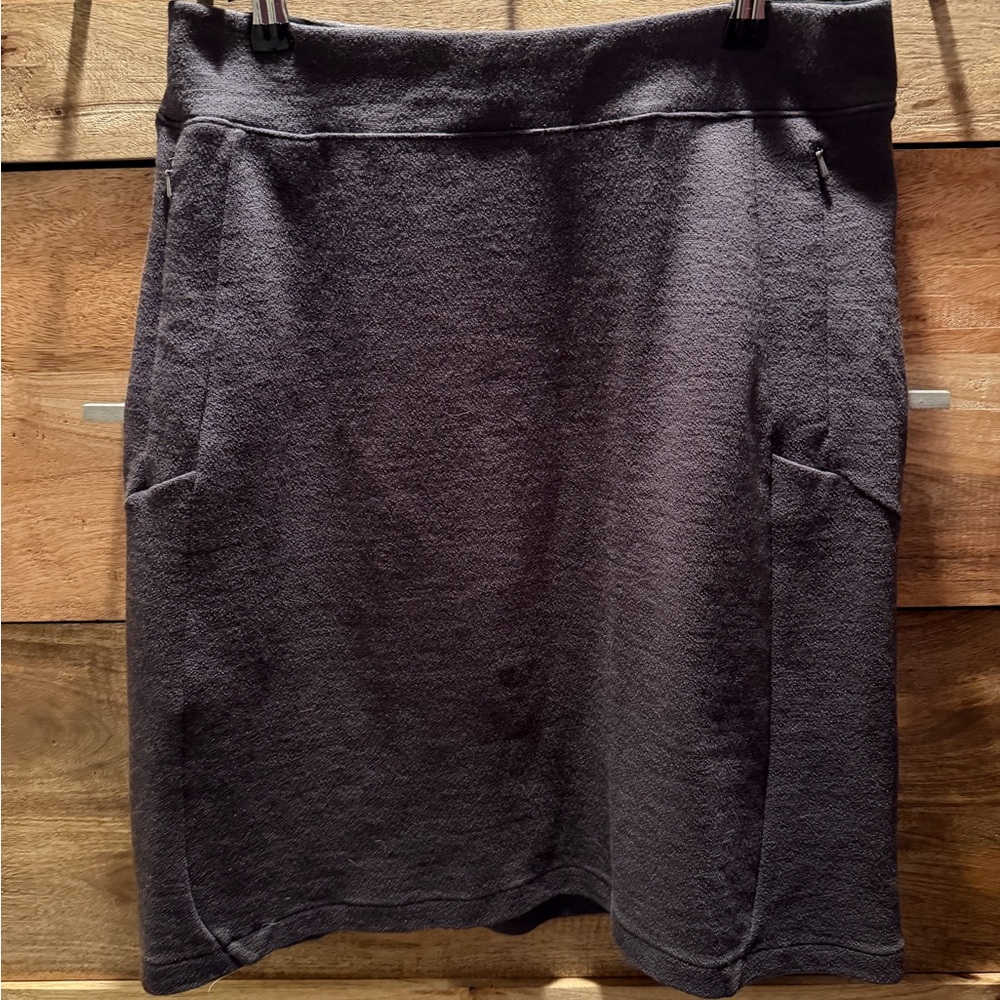 Ibex Dark Gray Midi Skirt